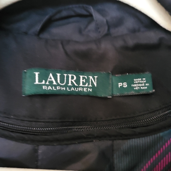 110. Ralph Lauren Black Coat With Removable Hood And Vest - Picture 3 of 8